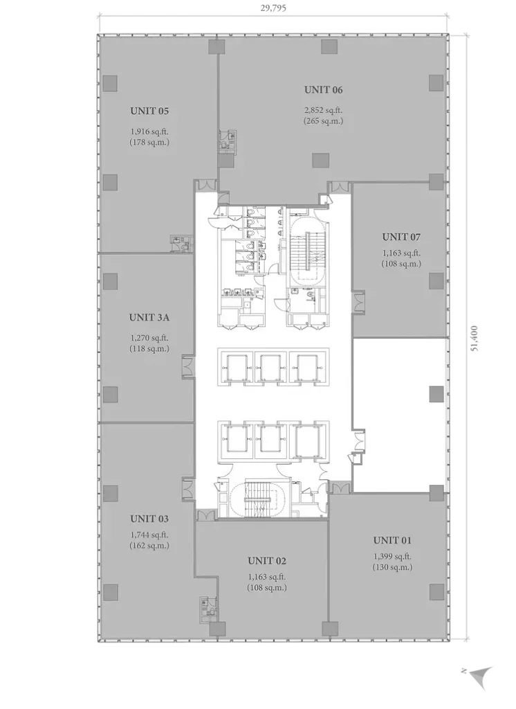 Pavilion Damansara Heights - Corporate Suites & Hotel - Floor Plan - Levels 23A